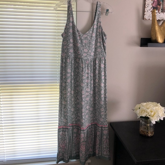 Loft stretchy Midi dress - Picture 1 of 4